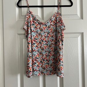 Loft floral blouse tank top